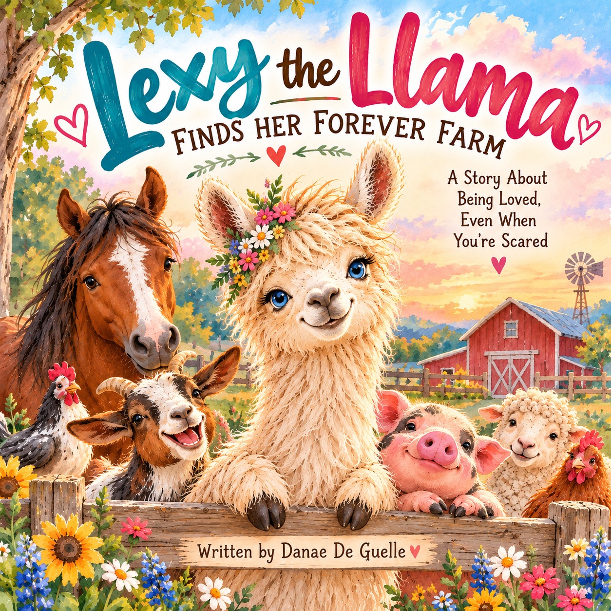 Lexy the Llama Finds Her Forever Farm by Danae De Guelle