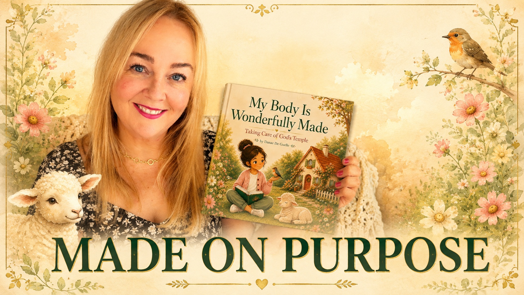 Danae De Guelle holding My Body Is Wonderfully Made — Made on Purpose